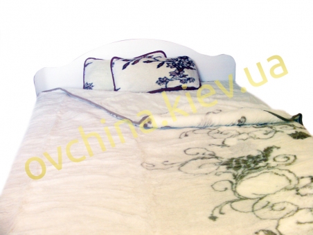 Двухспальное одеяло из овечьей шерсти /Alwero/